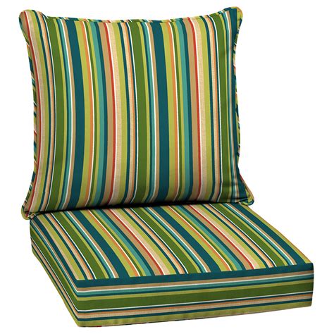 Add layers of comfort to any outdoor seating with deep seat cushions or. Shop Arden Outdoor Bloomery Stripe Deep Seat Patio Chair ...