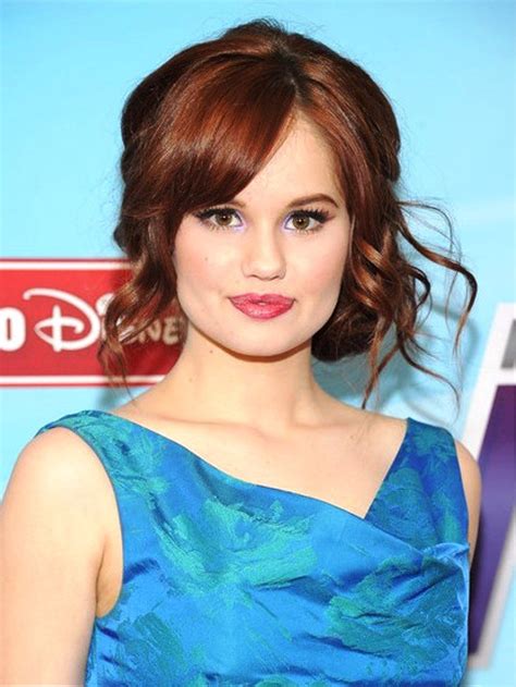 Debby Ryan Side Swept Curly Updos Hairstyles Ideas Debby Ryan Side