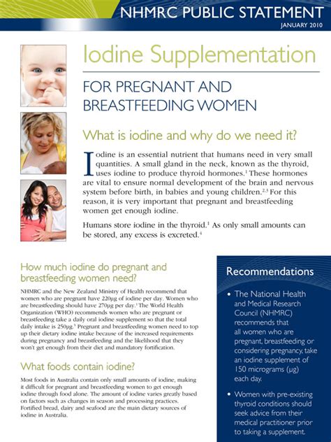 delbert reid headline iodine supplement breastfeeding