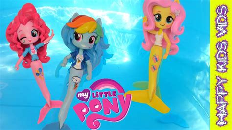 My Little Pony Pool Party Swimming With Mermaids Youtube