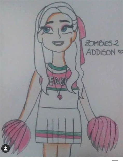 Addison From Disney Zombies Coloring Pages