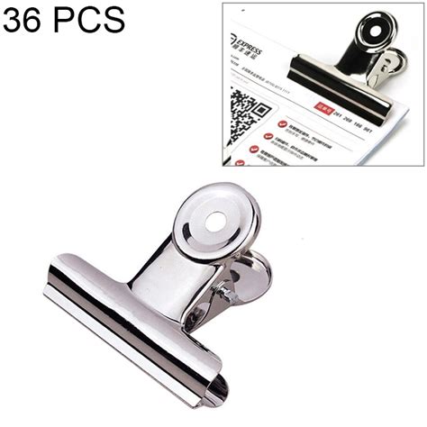 PCS Mm Silver Metal Stainless Steel Round Clip Notes Letter Paper Clip Office Bind Clip