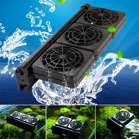 Powerful Slient Aquarium Cooler Fan Chiler Cooling For Coral Reef Fish