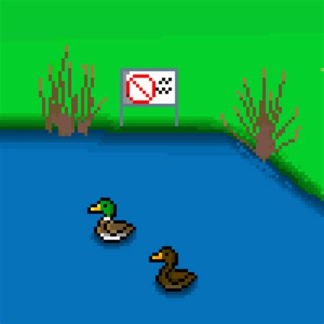 Pixilart Duck Pond By Sherlokiarty