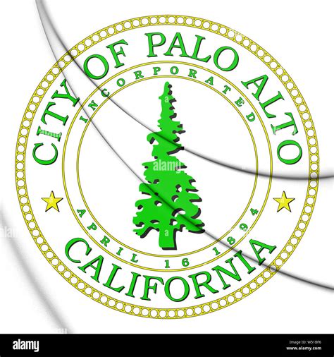 3d Seal Of Palo Alto California Usa 3d Illustration Stock Photo Alamy