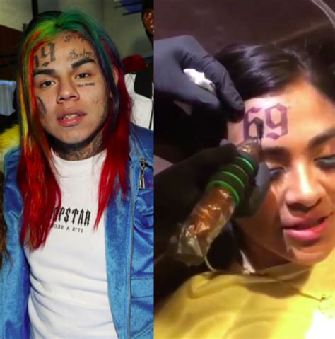 La Rapper Gets Tekashi69s Face Tattoo On Forehead