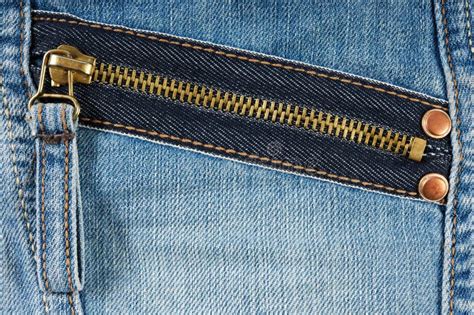 Zipper On Jeans Stock Photo Image Of Clothing Jeanswear