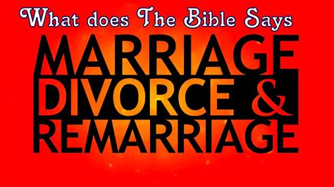 What Does The Bible Say About Divorce Divorces Choices