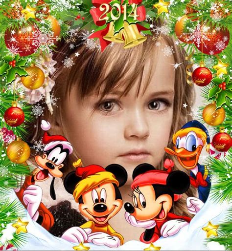 Fotomontaje De Navidad Con Mickey Y Sus Amigos Programas Para Editar