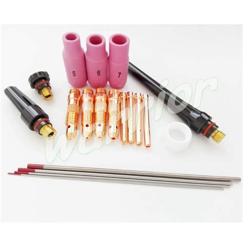 Tig Welding Consumables KIT 17 26 Series Air Cooled Torches And 18