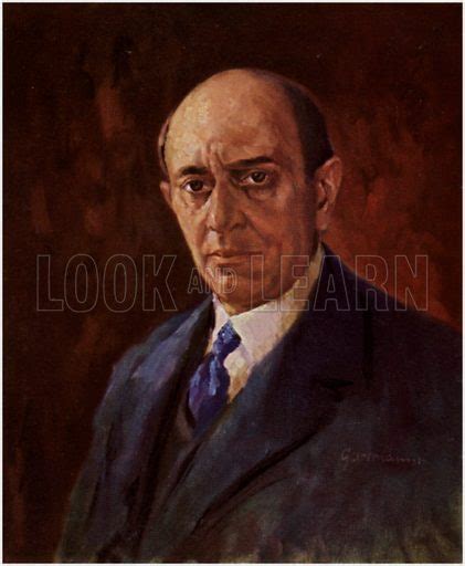 Portrait Of Arnold Schoenberg Stock Image Look And Learn