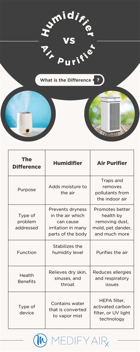 Humidifier Vs Air Purifier What Is The Difference