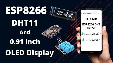 Esp8266 Dht11 Sensor And Oled Display Nodemcu Temperature And