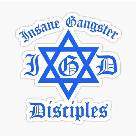 Gangster Disciples Stickers Redbubble