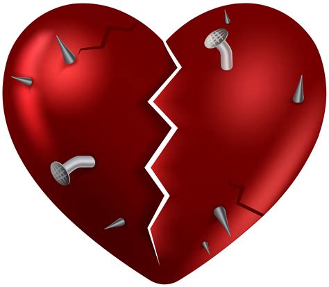 Broken Heart Clipart Free Free Download On Clipartmag