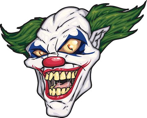 Royalty Free Scary Clown Clip Art Vector Images And Illustrations Istock