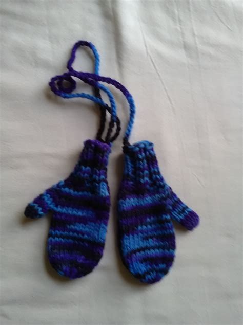 Toddler Mittens On A String Etsy