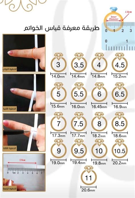 قياس الخاتم محتوى عربي