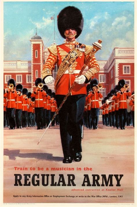 Train To Be A Musician In The Regular Army Uk 1950s Propaganda