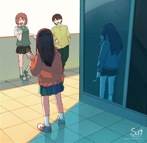 「sun Project」 Sunpro Твиттер Sad Anime Girl Anime Art Girl Sun