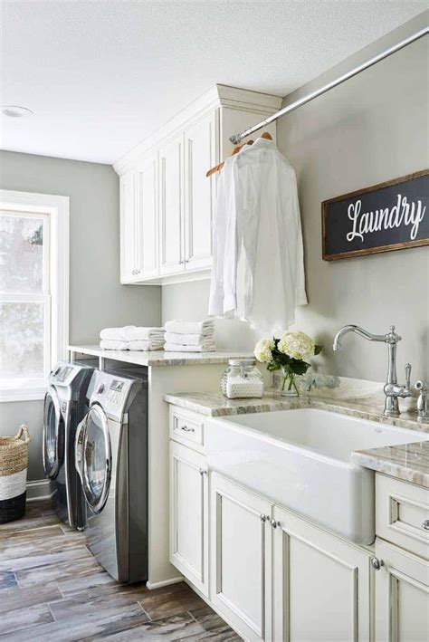 When thinking of laundry room ideas for larger spaces, look for maximum utility. large 12 foot wide utility room - Google Search in 2020 ...