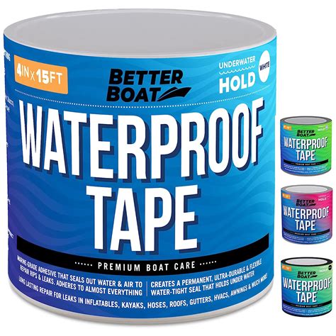 White Waterproof Tape For Leaks Thick Heavy Duty Water Proof Tape