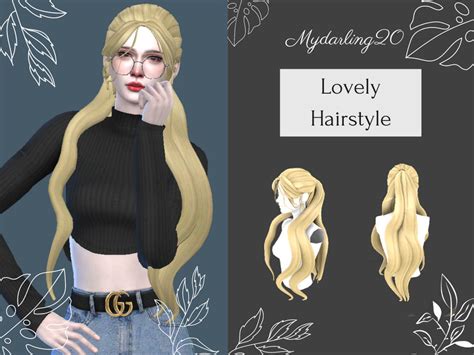 The Sims Resource Lovely Hairstyle