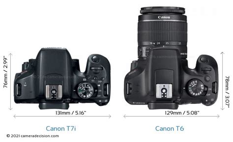 Canon T7i Vs Canon T6 Detailed Comparison