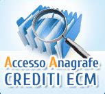 Per quanto attiene agli eventi ecm accreditati per la professione medico chirurgo, sempre il sito agenas ne elenca ben 3.235. odontoiatria33 - Attiva l'anagrafica dei crediti ECM Contenuti