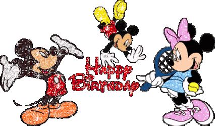 Animated gif through jo discover & share this happy gif with everyone you recognize. mickey et minnie happy birthday Image, animated GIF