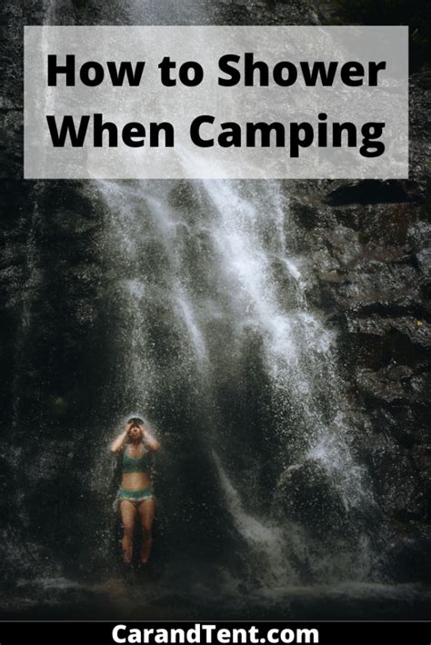 How To Shower When Camping Stay Clean While You Camp Camping