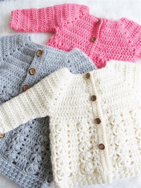 Easy Crochet Baby Pullover Crochet Pattern Crochet Baby Sweater Kits