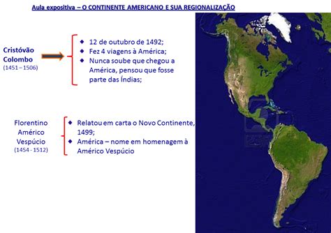 A Regionalização Histórico Social Da América Divide O Continente Em