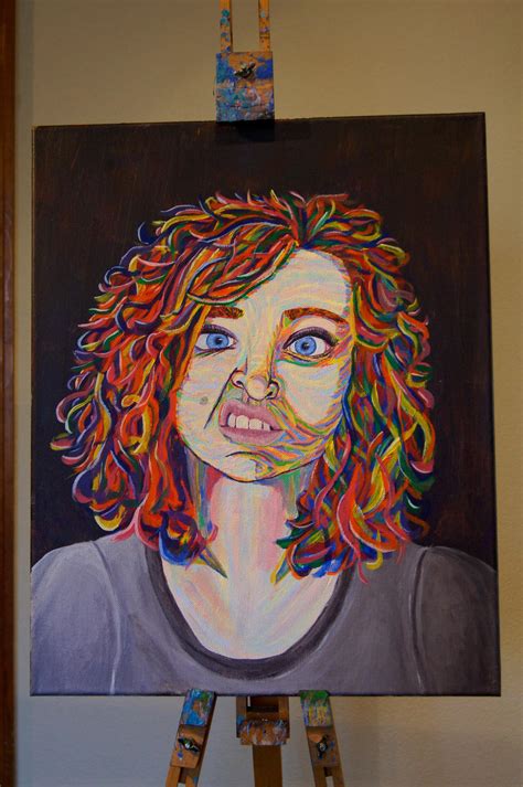 Colorful Expressionist Self Portrait By Cassomophone On Deviantart