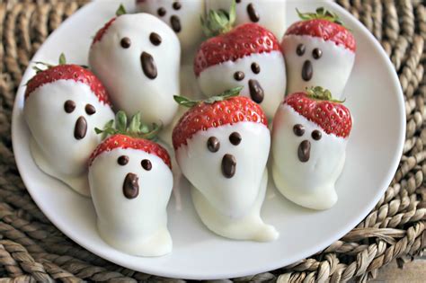 Made It Ate It Loved It White Chocolate Strawberry Ghosts