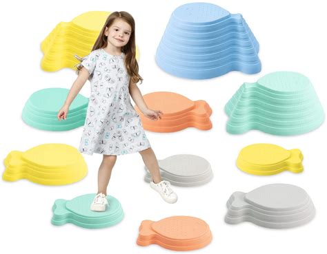 Balance Stepping Stones For Kids 11pcs Anti Skidding Stepping Stones