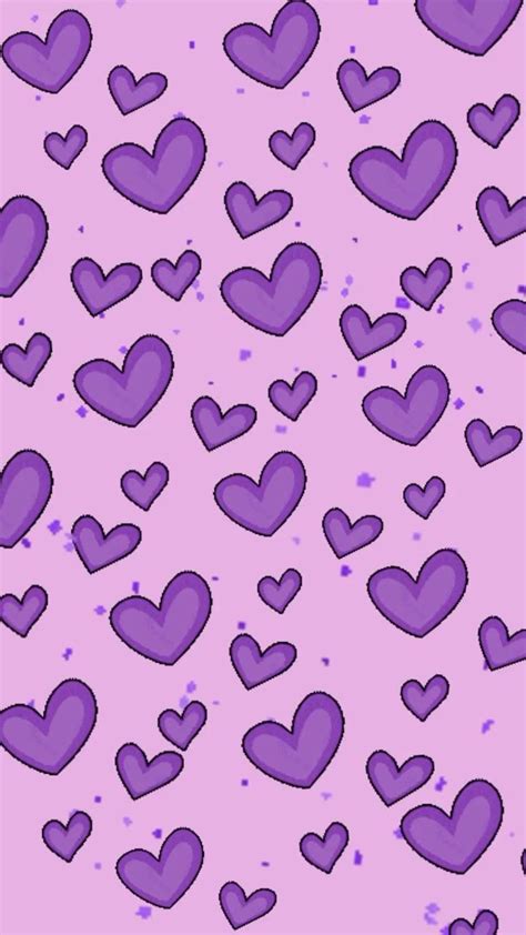 Purple Heart Video Iphone Wallpaper Phone Wallpaper Retro