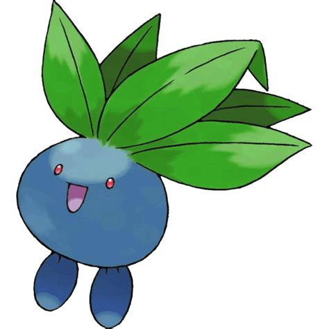 Oddish From The Official Artwork Set For Pokemon Firered And
