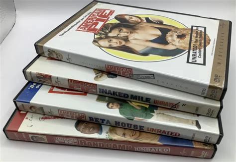 AMERICAN PIE DVD Lot Band Camp Beta House Naked Mile Original