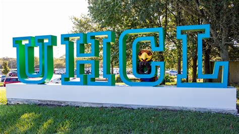 University Of Houston Clear Lake New Hawks Uhcl Letters Reaffirm University Spirit And Pride