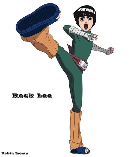 Rock Lee From Naruto By Isomu Deviantart Com On DeviantArt Rock Lee Rock Lee Naruto Lee Naruto
