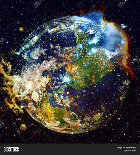 Beautiful Planet Earth Outer Space Image And Photo Bigstock