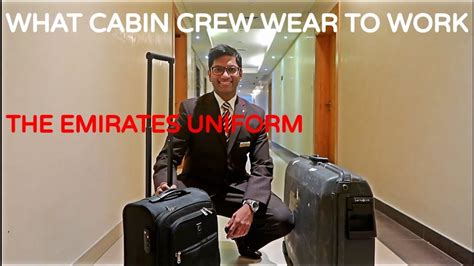 Emirates Cabin Crew Wearing The Emirates Cabin Crew Uniform Youtube