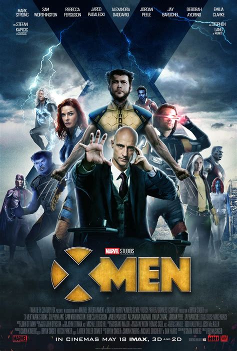 Mcu X Men Movie Poster Marvel Characters Art Upcoming Marvel Movies