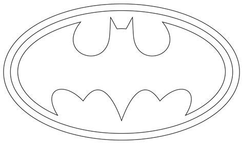 Batman Logo Coloring