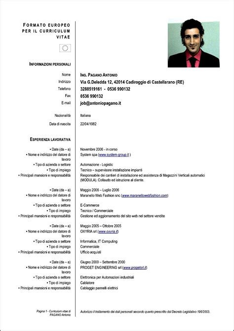 Give your cv format a professional look in my free online cv builder. SCARICARE CURRICULUM EUROPEO GRATIS CV EUROPASS UFFICIALE © DA SCARICARE IN WORD CV EUROPEO ...