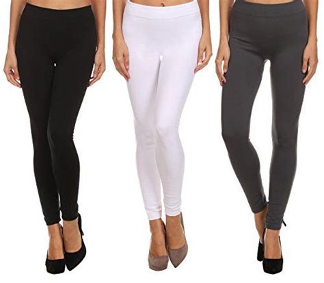Seamless Fleece Lined Leggings For Women Warm Winter Stretch Tights Legging Stretch Tights