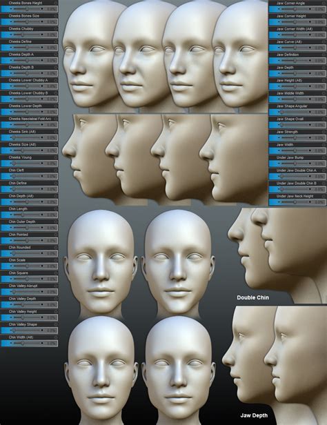 200 Plus Head And Face Morphs For Genesis 3 Females Daz 3d