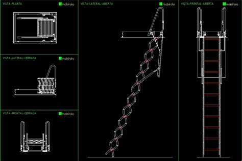 Ladder Dwg Block For Autocad • Designs Cad