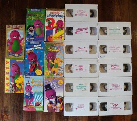 Barney's best manners vhs 45. Lot of 19 Barney VHS VCR Tapes Classic Collection Friends ...